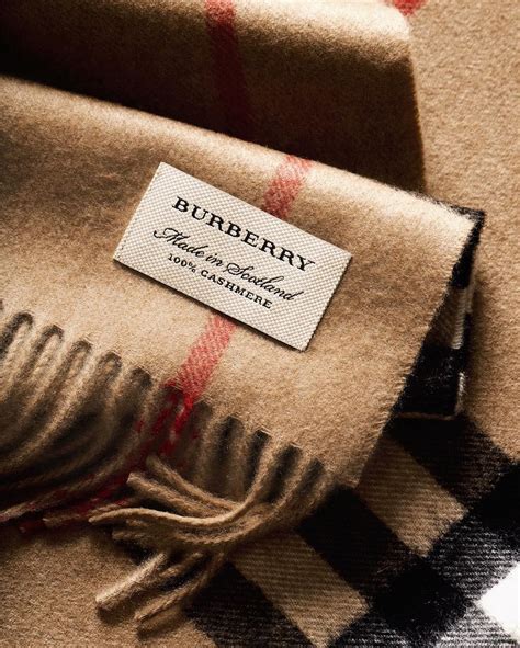 burberry scarf made in scotland or england